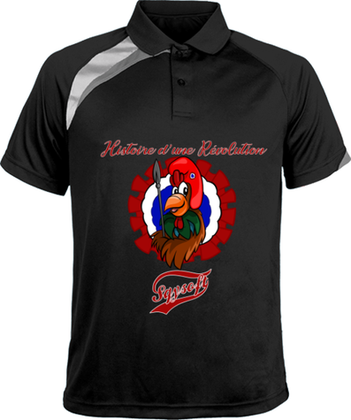 Polo Sport Tricolore Homme Recto