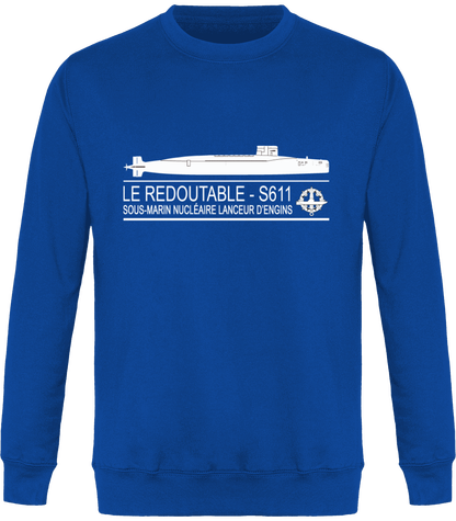Le Redoutable (S611) silhouette blanche