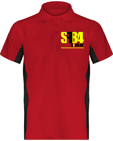 Polo Bicolore Homme SF84 Homme Rouge Scuderia