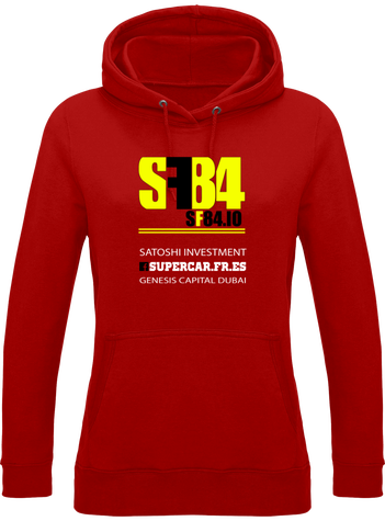 Sweat à Capuche Femme Team SF84 Rouge Scuderia