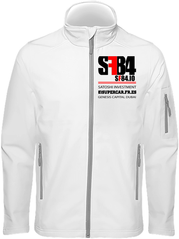 Veste Softshell Classique Homme Team SF84 Blanc