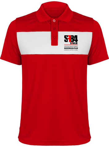 Polo Sport Manches Homme Courtes TEAM SF84 Rouge Scuderia