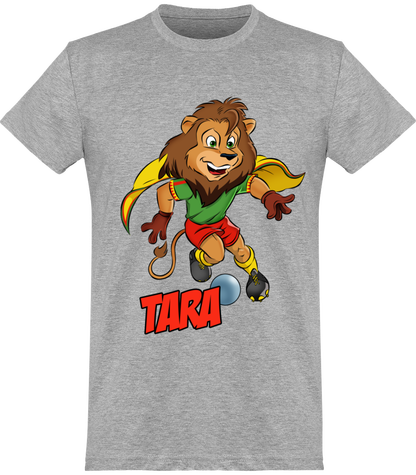 Tee-shirt Tara ( Mascotte des lions indomptables du foot)par ALMO