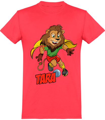 Tee-shirt 3 Tara ( Mascotte des lions indomptables du foot)par ALMO