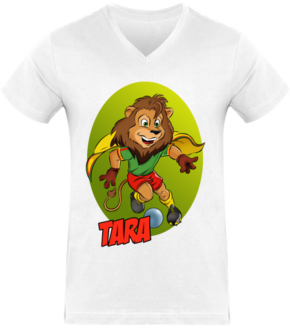 Tee-shirt 5 Tara ( Mascotte des lions indomptables du foot)par ALMO