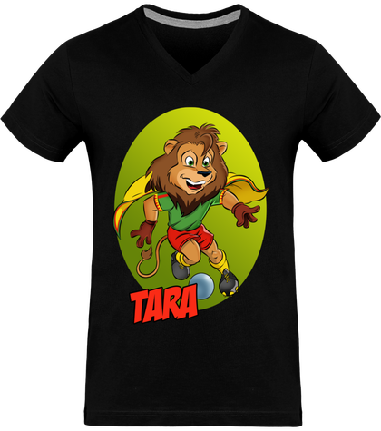 Tee-shirt 6 Tara ( Mascotte des lions indomptables du foot)par ALMO