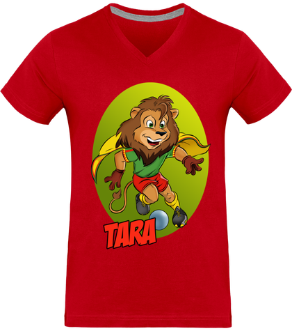 Tee-shirt 8 Tara ( Mascotte des lions indomptables du foot)par ALMO