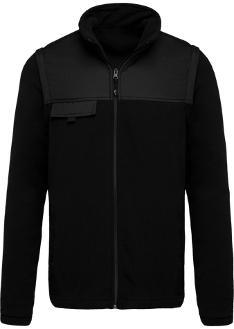 Veste polaire manches détachables