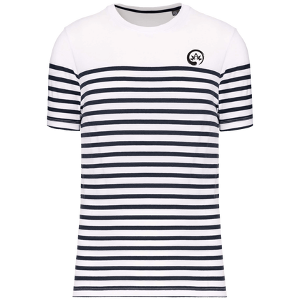 T-shirt marin col rond Bio homme
