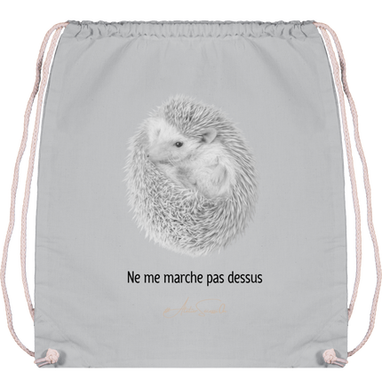 Sac de gym coton Hérisson