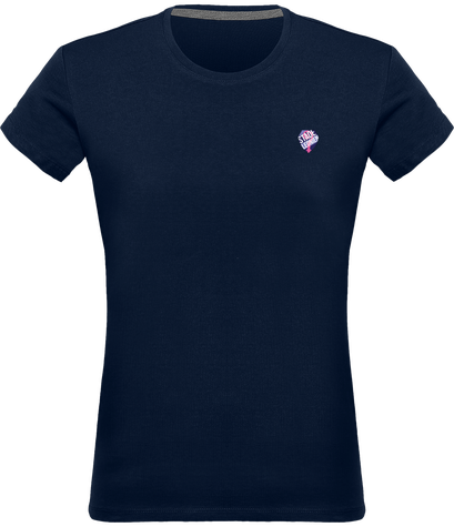 FEMME - T-Shirt col rond & manches courtes 180gr