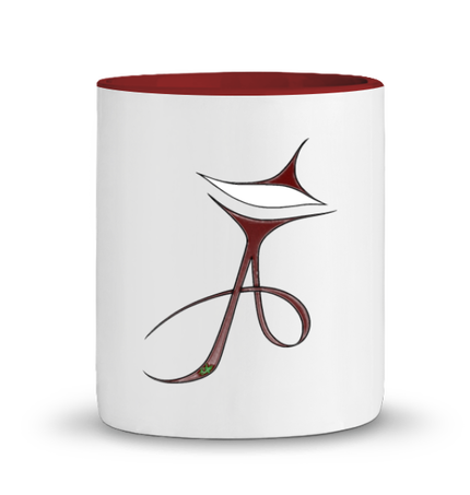 A.J Mug Céramique Bicolore (Couleur Diverses ..)