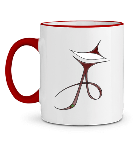 A.J Mug Céramique Contrasté Quality 3 Logos