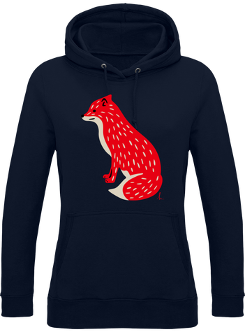 Sweat à capuche Kitsune à la fraise