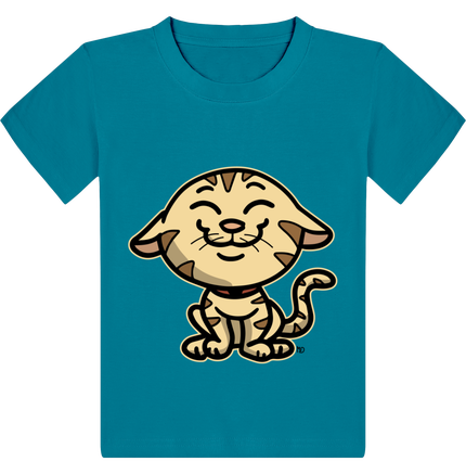T-shirt enfant Chat heureux