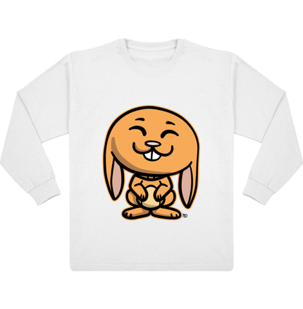 T-shirt mangues longues enfant Lapin heureux