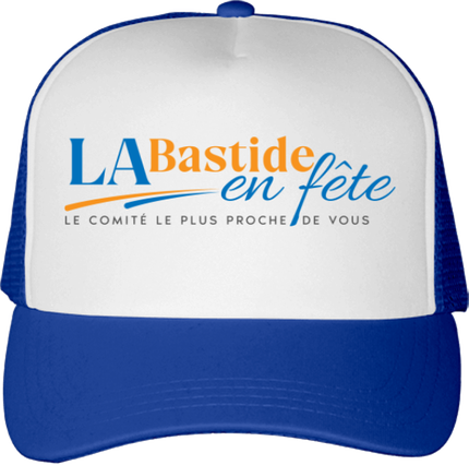 Casquette (bord bleu)