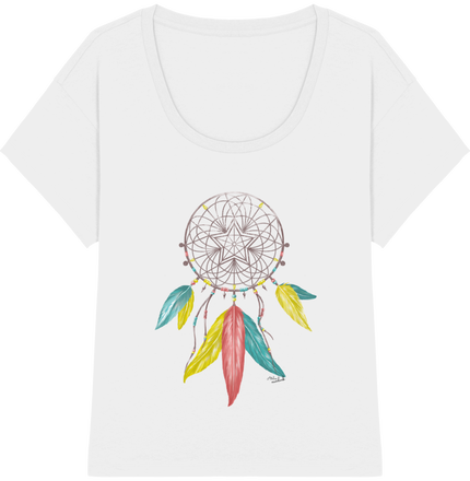 T-shirt femme loose attrape-rêve