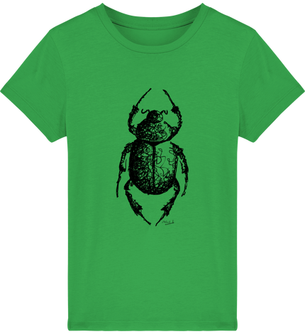 T-shirt enfant illustration scarabée
