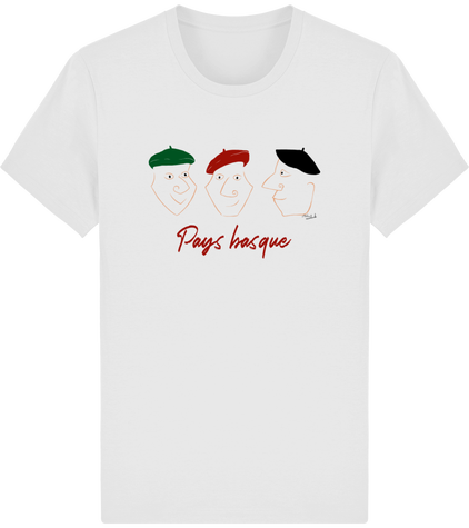 T-shirt homme bio pays basque