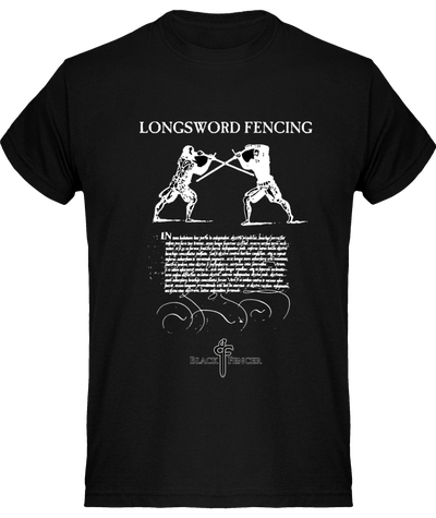 Longsword Fencing Shirt Unisex Black