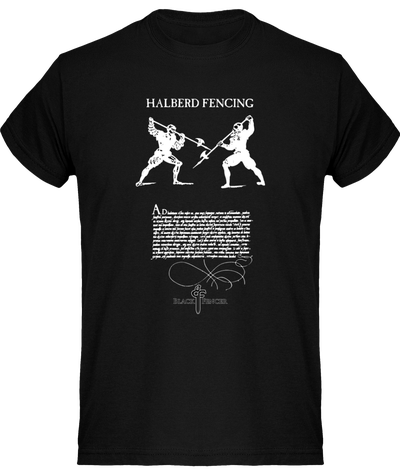 Halberd Fencing Shirt Unisex Black