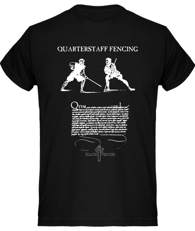 Quarterstaff Fencing Shirt Unisex Black