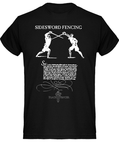 Sidesword Fencing Shirt Unisex Black