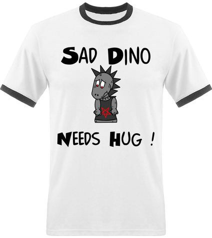 T-Shirt Sad Dino Homme