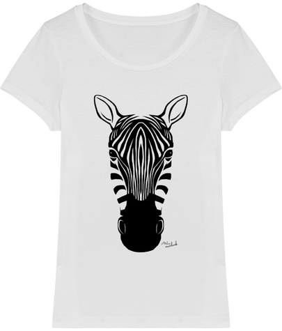 T-shirt femme zèbre