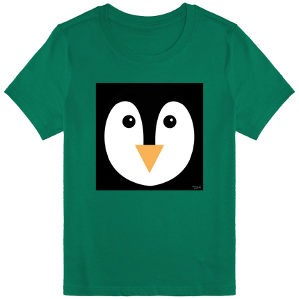 T-shirt enfant bio motif pingouin 