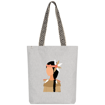 Sac recyclé style ethnique motif indienne
