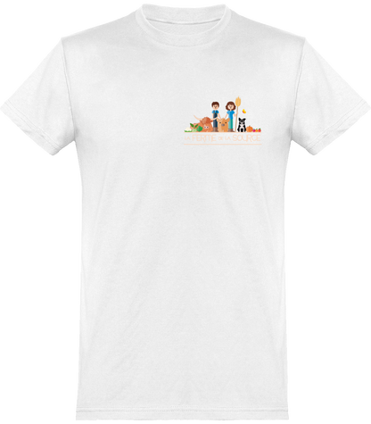 t shirt homme petit logo imprimé