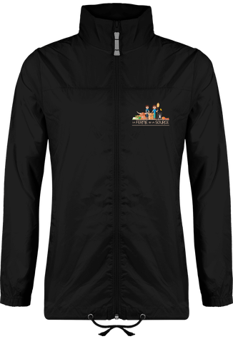 veste coupe vent petit logo brodé