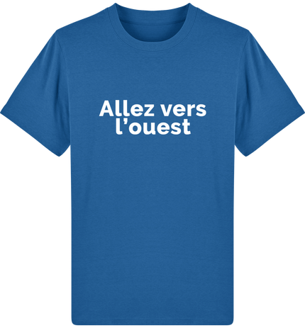 Tshirt bio allez vers l'ouest