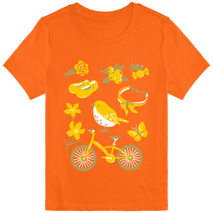 T-shirt Enfant Bio Mon trésor - jaune