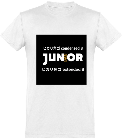 Tee Shirt Homme Col rond Manches Courtes Classique 150 gr (Junior)