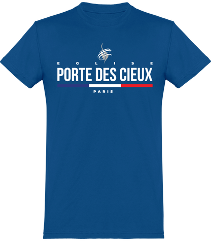 Tee Shirt Col Rond Foncé PDC Paris