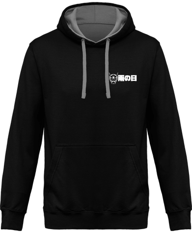 Rainyday Hoodie Streetclub logo blanc