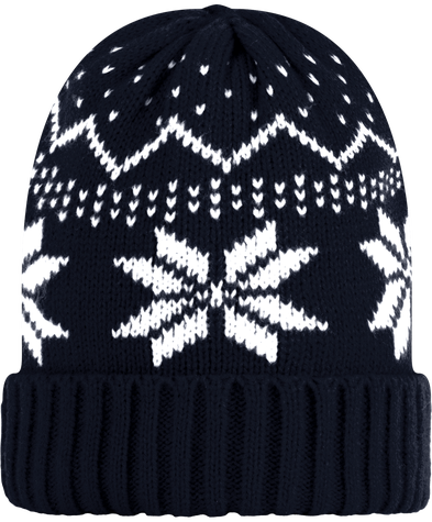 Bonnet motif Noël