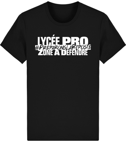 T-Shirt Homme : Lycée Pro ZONE À DÉFENDRE