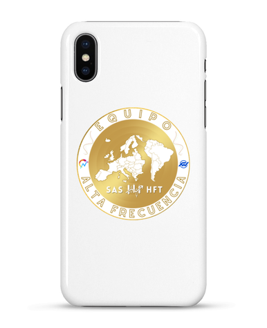 Carcasa Iphone X con logotipo Equipo de Alta Frecuencia 1