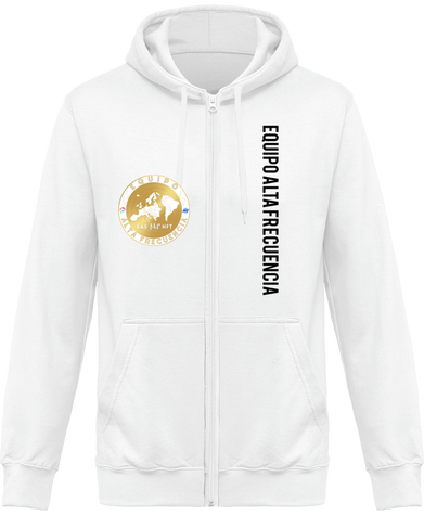 Sudadera Cremallera con Capucha colores claros