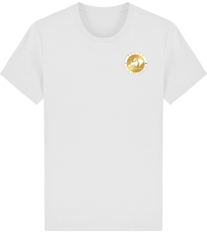 Camiseta Essential unisex Rocker logotipo zona bolsillo y espalda