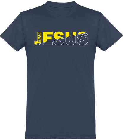 T-Shirt homme - TEAM JESUS Jaune