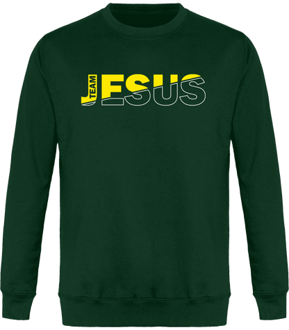 Pull unisexe - TEAM JESUS Jaune