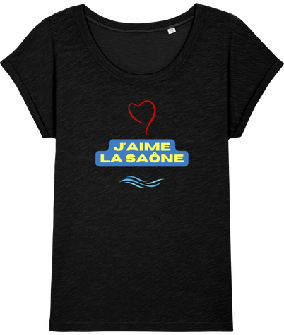 ROUNDER - T-Shirt Femme manches retournées
