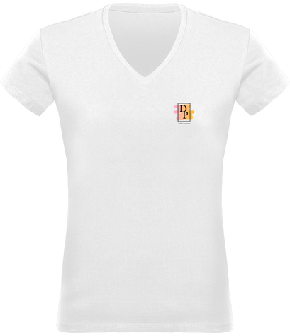 T-Shirt Col V Femme DP