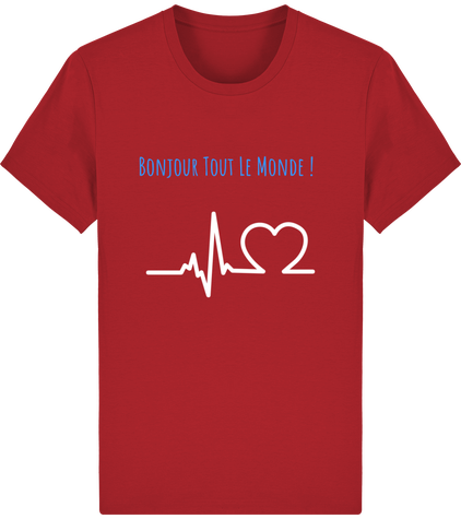 Tee Shirt Unisex Electrocardiogramme