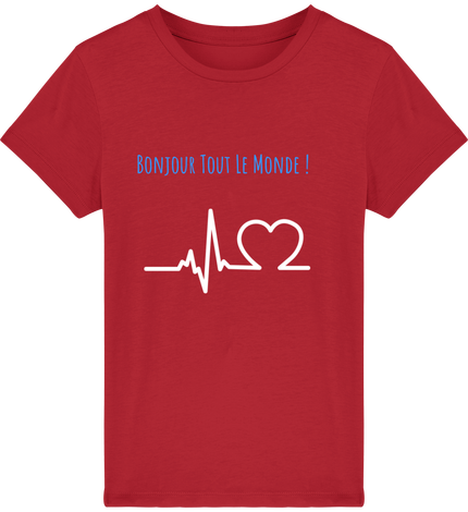 Tee Shirt Enfant Electrocardiogramme